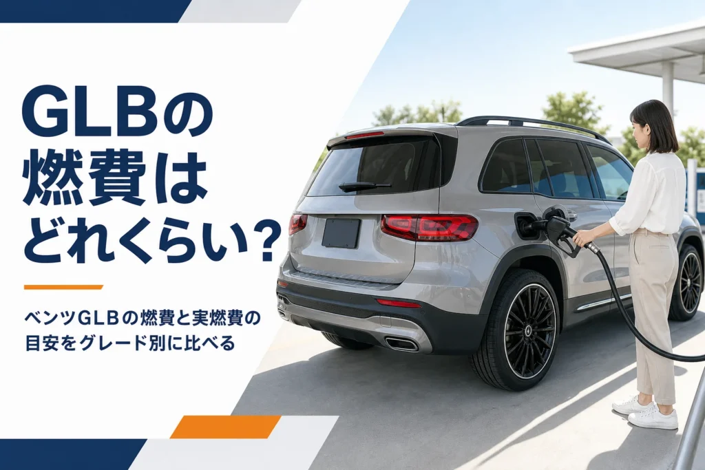 ガソリンスタンドで給油中のコンパクトSUV